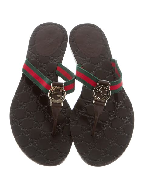 gucci sandals web|Gucci slide sandals women.